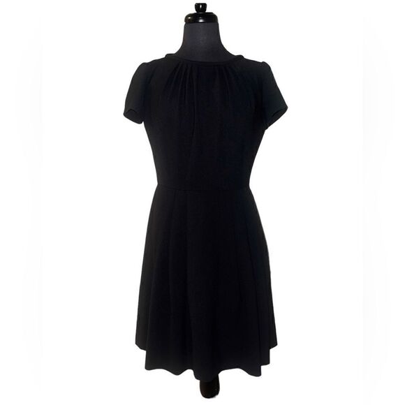Red Valentino Black Pleated Dress - Picture 3 of 10